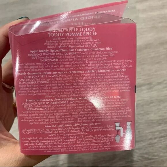 3/$25 ✺ BATH AND BODY WORKS Spiced Apple Toddy Single 1 x Wallflower - Picture 2 of 2